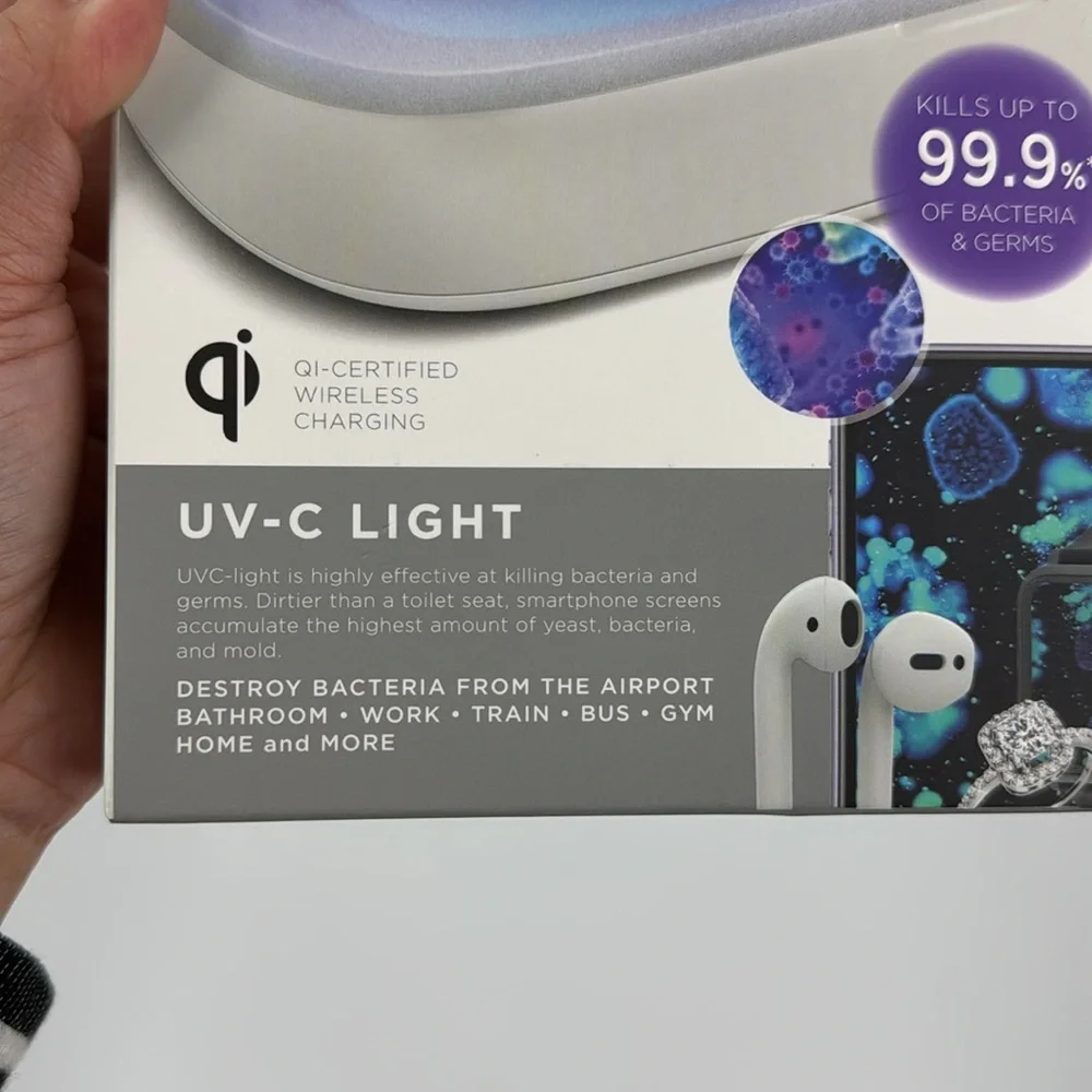 UV-C Sanitizer & Wireless Phone Charging Kit - NEW IN BOX